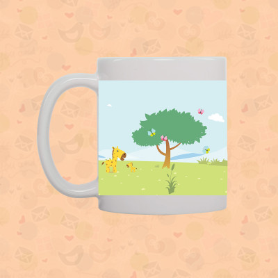 White Reinforced Porcelain Mug