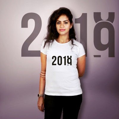 Women Round Neck White Tops - 2019 Rising