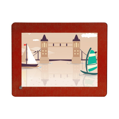 Red Circle Photo Frame