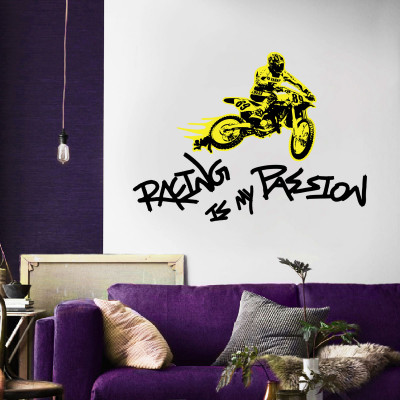 Racing Passion Wall Decal