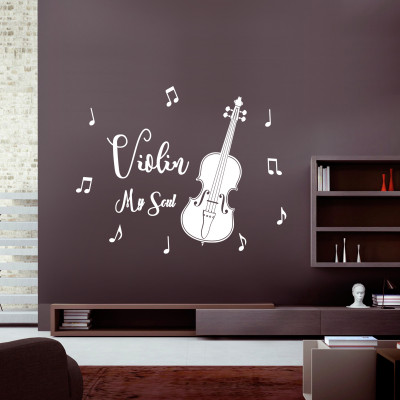 Violin Wall Decal